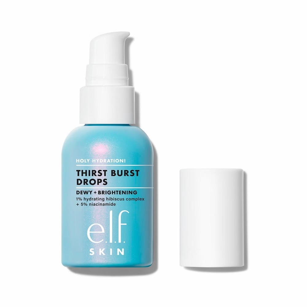 e.l.f Holy Hydration Thirst Burst Drops Niacinamide Glow Serum 1oz - Picture 3 of 4